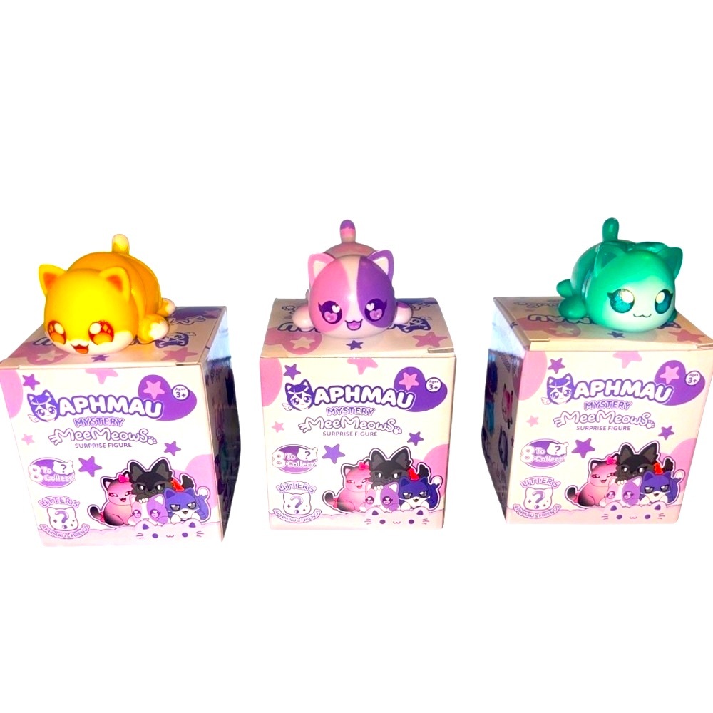 ⚡️New⚡️3 Aphmau MeeMeow Mystery Figures